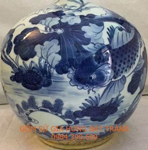 binhtailoc-(5) Bình tài lộc gốm sứ, bình hút tài lộc, bình thu tài lộc gốm bát tràng, bình hút tài lộc bọc đồng, bình thu tài lộc dát vàng, bình tài lộc vẽ tay