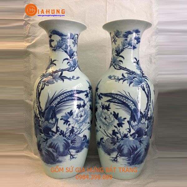 locbinh-(26) lộc bình gốm bát tràng, lộc bình men rong, cổ đồ, lý ngư vọng nguyệt, lọ lộc bình, lộc bình men lam, lục bình men rạn gốm bát tràng, lộc bình thờ