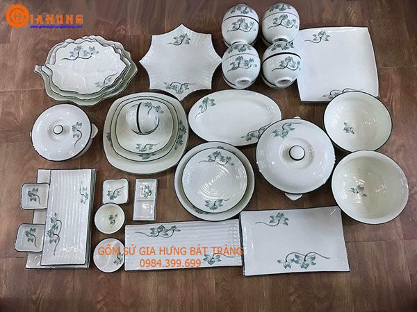 senxanh (1) Bát cơm gốm sứ bát tràng. bát con gốm, bát ăn cơm men trắng, bộ đồ ăn bát tràng, bát con vẽ sen, bát vẽ đào, bộ đồ ăn men kem