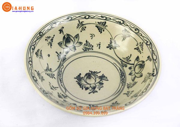 Bát tô nông gốm bát tràng bát tô sâu, bát tô gốm sứ, bát tô gốm bát tràng, bộ đồ ăn gốm bát tràng, bát tô phở, bát tô nông, bát tô loe