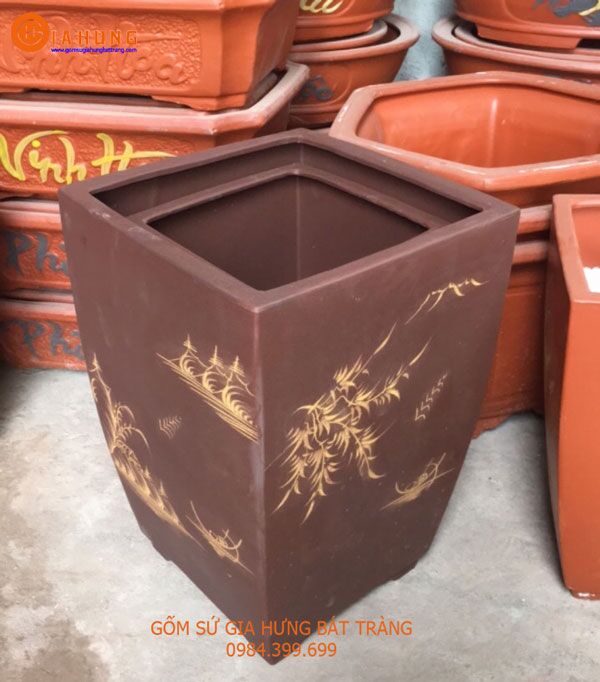 chau-vuong-cao1 Chậu cây gốm sứ bát tràng, chậu trồng cây bonsai, chậu trồng cây bằng sứ, chậu cây gốm sứ, chậu cây cảnh, chậu cảnh gốm sứ, ang trồng cây bằng gốm