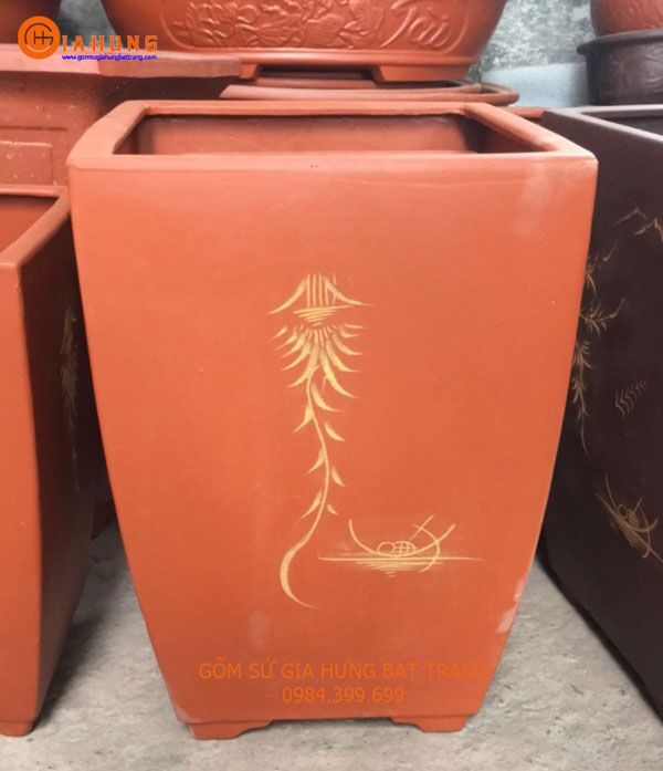 chau-vuong-cao2 Chậu cây gốm sứ bát tràng, chậu trồng cây bonsai, chậu trồng cây bằng sứ, chậu cây gốm sứ, chậu cây cảnh, chậu cảnh gốm sứ, ang trồng cây bằng gốm