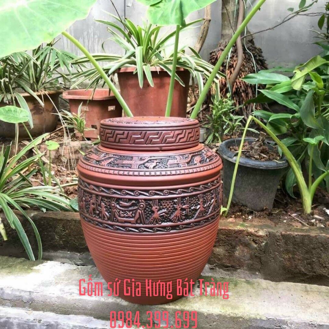 chum sành trống đồng âu lạc chum sành, chum rượu, chum ngâm rượu, chum sành đông sơn âu lạc, bình ngâm rượu, chum đựng rượu, chum sành ngâm rượu, chum sành đựng rượu, chum rượu bát tràng, chum 10l, chum 20l, chum 20l, chum rượu 50l, chum sành trống đồng, chum sành khắc nổi