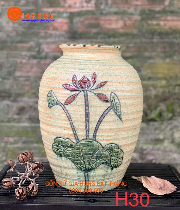 binh-hoa-h3022508kn bình cắm hoa, lọ hoa, bình gốm