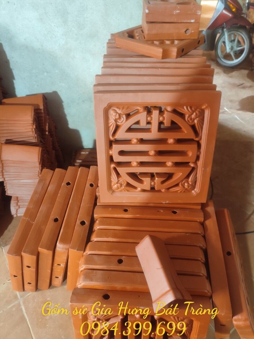 Gạch thông gió gốm sứ bát tràng Gạch thông gió gốm sứ bát tràng