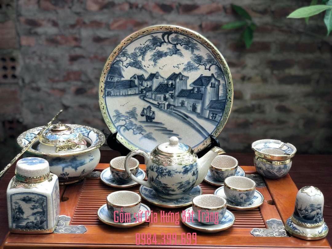 bộ ấm chén men rạn bọc đồng bộ ấm chén inlogo, bộ ấm chén quà tặng, ấm chén bát tràng, bộ ấm chén đẹp, bộ ấm chén gốm men rạn, bộ ấm chén tử sa, bộ ấm chén men rạn bọc đồng, ấm chén men rạn cổ, bộ bình trà men rạn